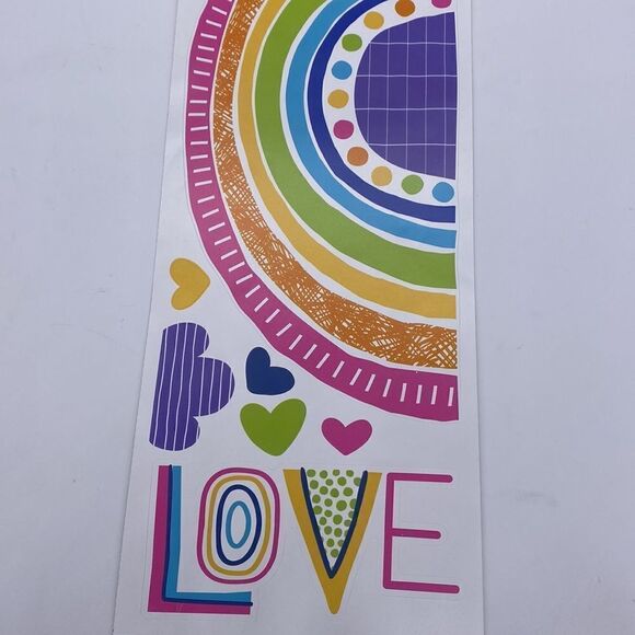 🌈 Main Street Wall Creations Removeable LOVE Jumbo Stickers 🌈✨💥 - Picture 3 of 6